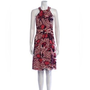 Tory Burch Multicolor Floral 100% Silk Dress